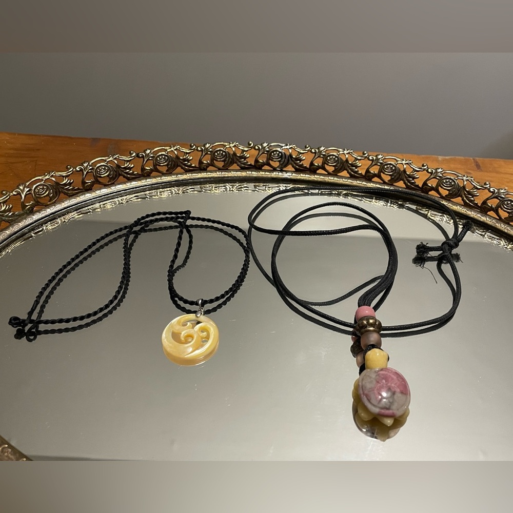 Two Hawaiian inspired necklaces